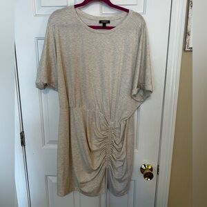 Express Beige Tshirt Dress